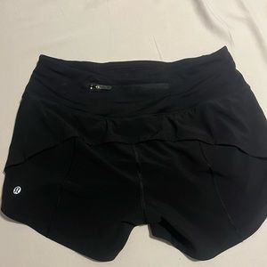 Lululemon speed up shorts size 4 4” only worn one time